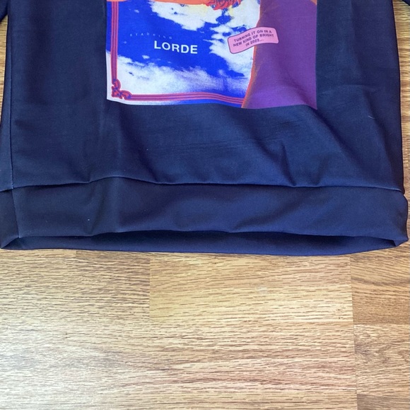 Black Lorde ‘Solar Power’ Graphic Crewneck Sweatshirt Sz. Youth M - Picture 5 of 12